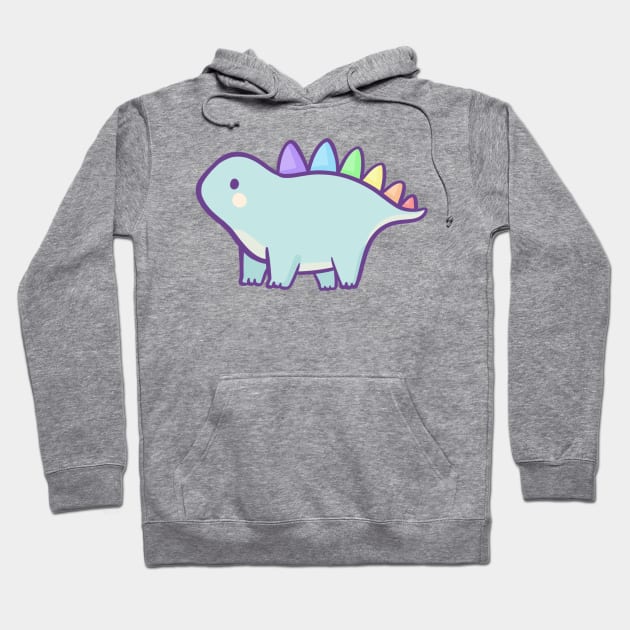 Rainbow dinosaur hoodie hot sale
